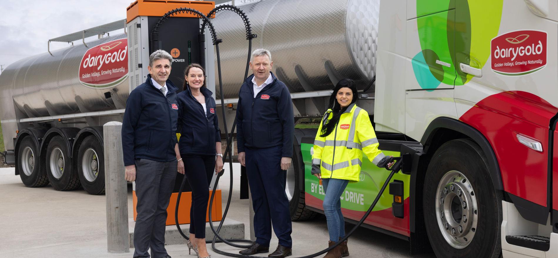 Dairygold launches Ireland’s first electric milk truck